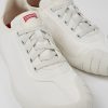 Men CamperLab Sneakers | White Textile Sneakers For Men