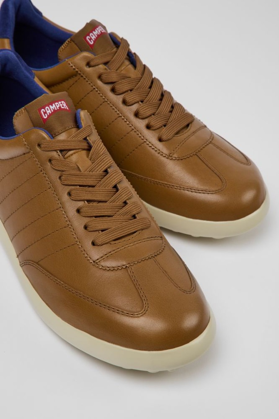 Men CamperLab Sneakers | Brown And Blue Sneakers For Men