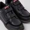 Kids CamperLab Sneakers | Black Leather And Textile Sneakers