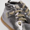 Kids CamperLab Boots | Gray Leather Shoes For Kids