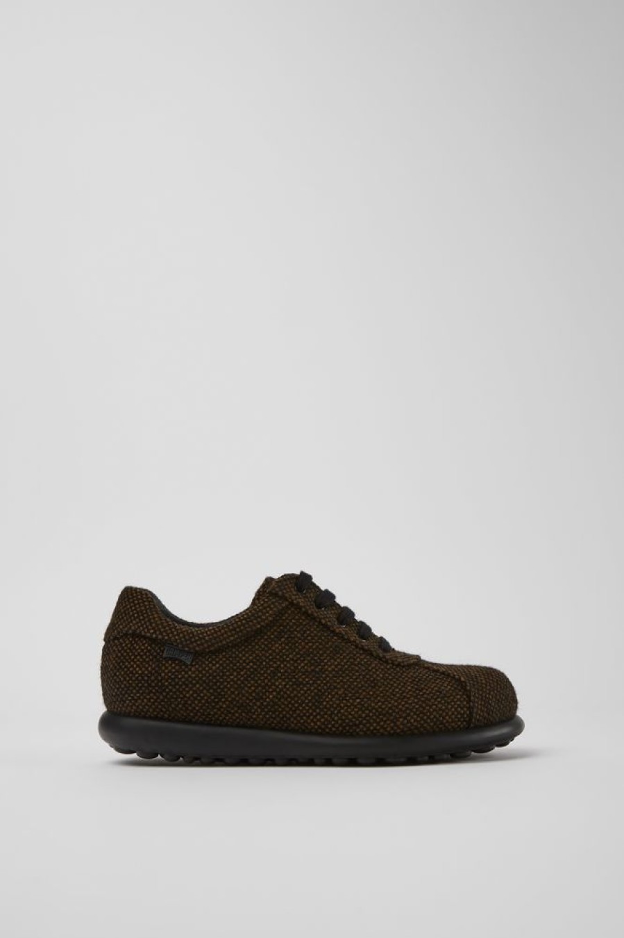 Women CamperLab Casual Shoes | Brown Wool And Viscose Sneakers