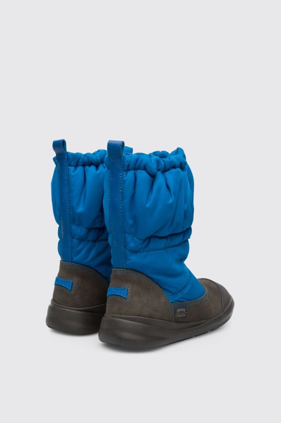 Kids CamperLab Boots | Blue Mid Boot For Boys