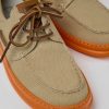 Men CamperLab Sneakers | Beige Recycled Cotton Shoes For Men