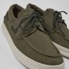 Men CamperLab Casual Shoes | Green Textile Sneakers For Men