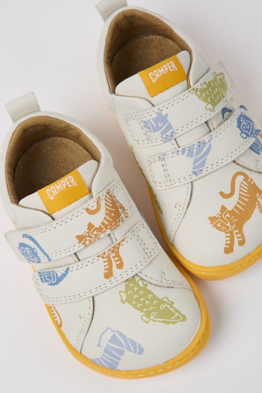 Kids CamperLab Sneakers | Multicolored Leather Shoes For Kids