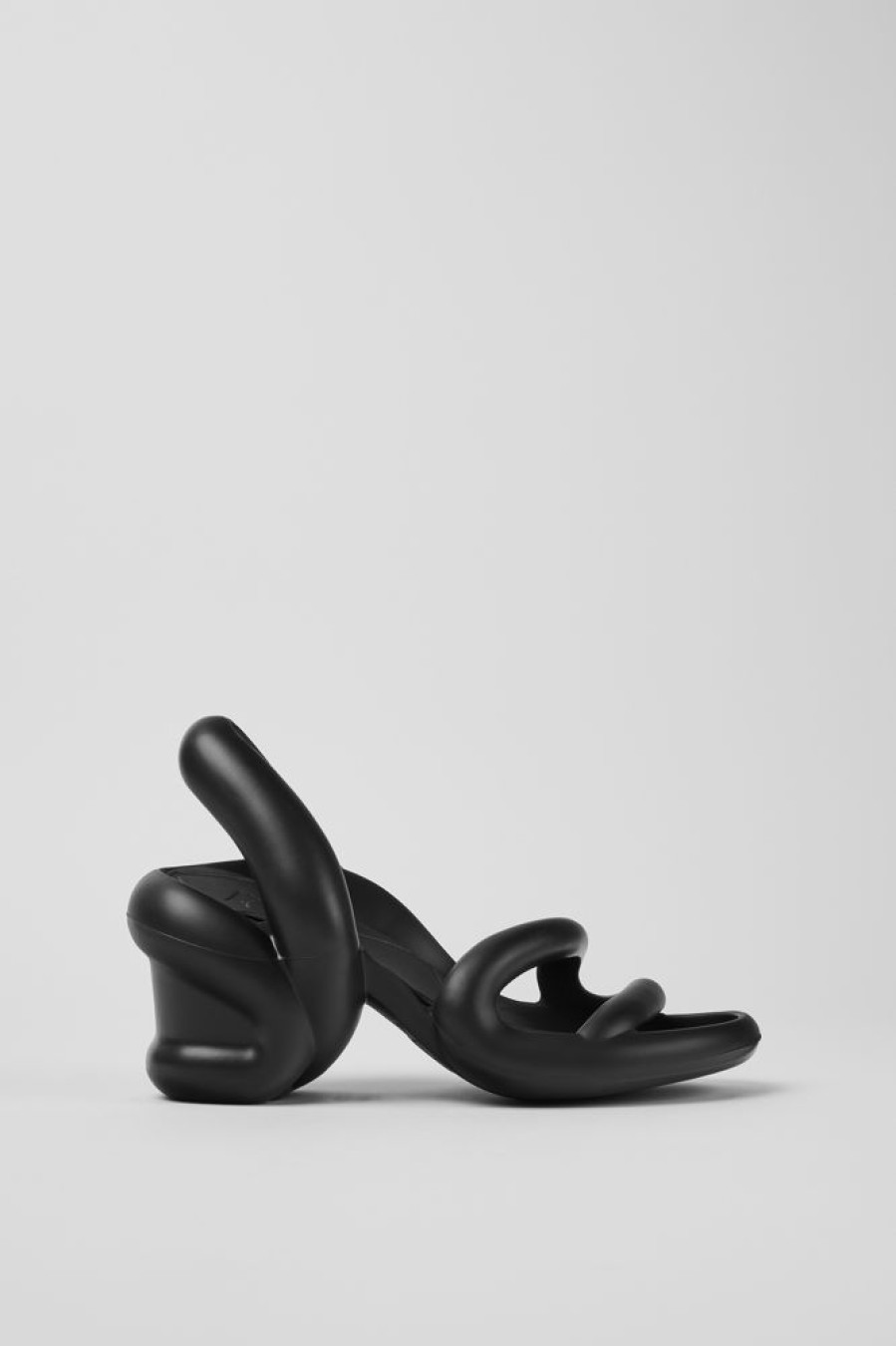 Women CamperLab Heels | Black Unisex Sandals