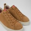 Men CamperLab Sneakers | Brown Nubuck Sneaker For Men