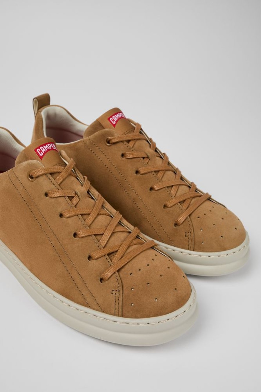 Men CamperLab Sneakers | Brown Nubuck Sneaker For Men