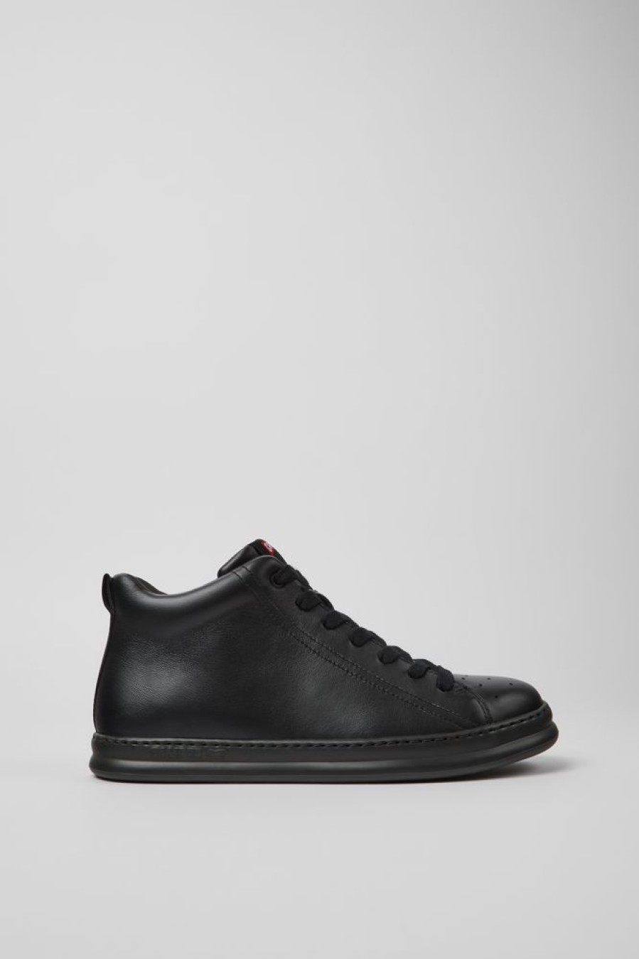 Men CamperLab Sneakers | Men'S Black Ankle Boot