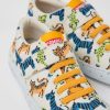 Kids CamperLab Hook And Loop | Multicolored Textile Shoes For Kids