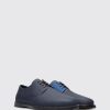 Men CamperLab Formal Shoes | Navy Blucher For Men