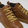 Kids CamperLab Boots | Brown Leather Ankle Boots