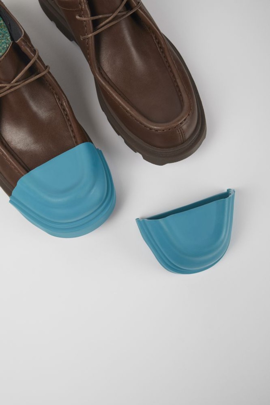 Women CamperLab Junction Toe Caps | Blue Rubber Toe Caps