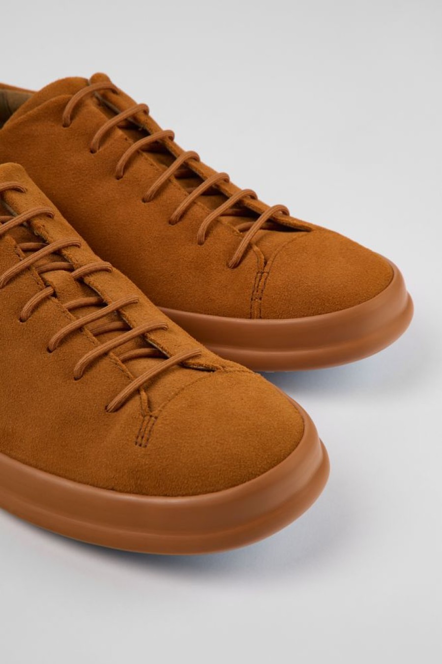 Men CamperLab Casual Shoes | Brown Nubuck Shoes For Men