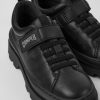 Kids CamperLab School Shoes | Black Leather Shoes For Kids