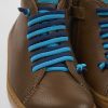 Kids CamperLab Boots | Brown Leather Ankle Boots For Kids