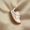 Kids CamperLab Sneakers | White Non-Dyed Leather Sneakers For Kids