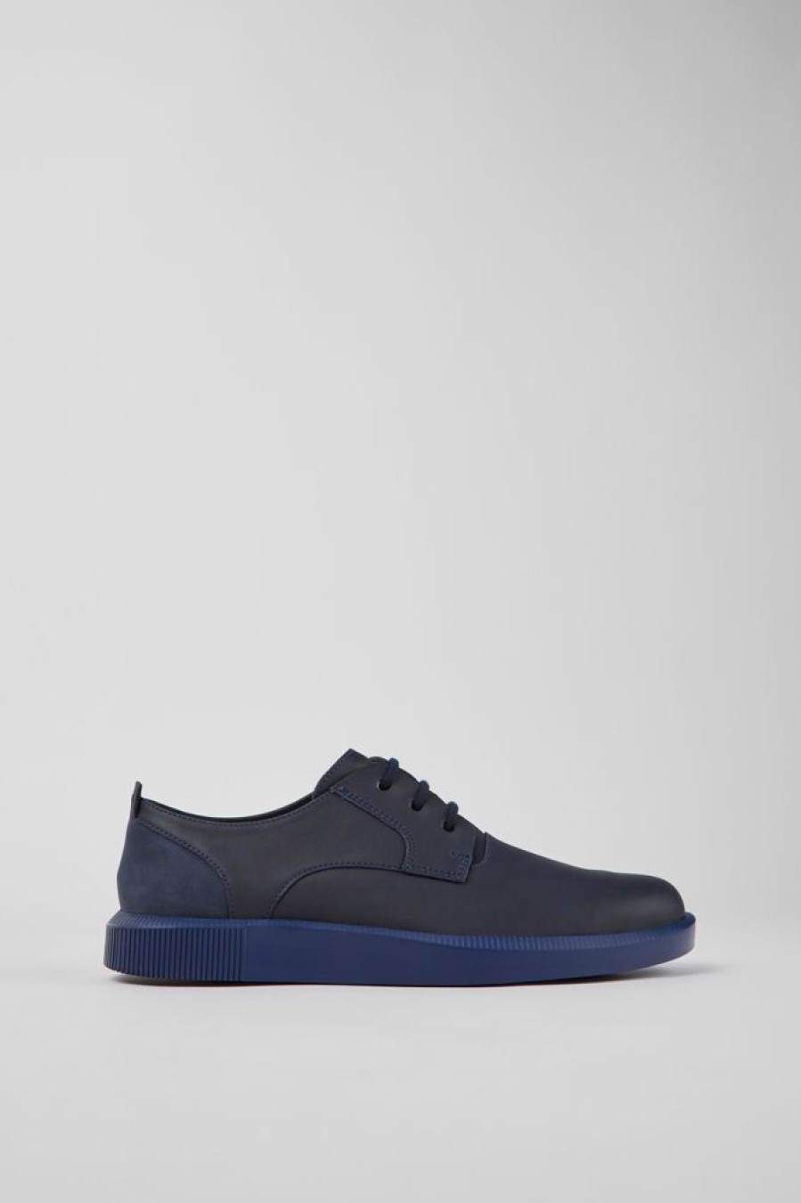 Men CamperLab Casual Shoes | Men'S Navy Shoes With Laces