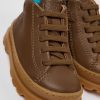 Kids CamperLab Boots | Brown Leather Ankle Boots For Kids