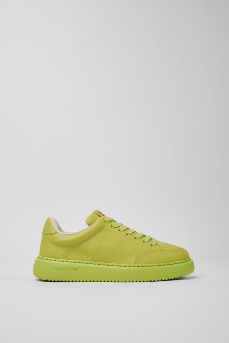 Women CamperLab Sneakers | Green Leather Sneakers For Women