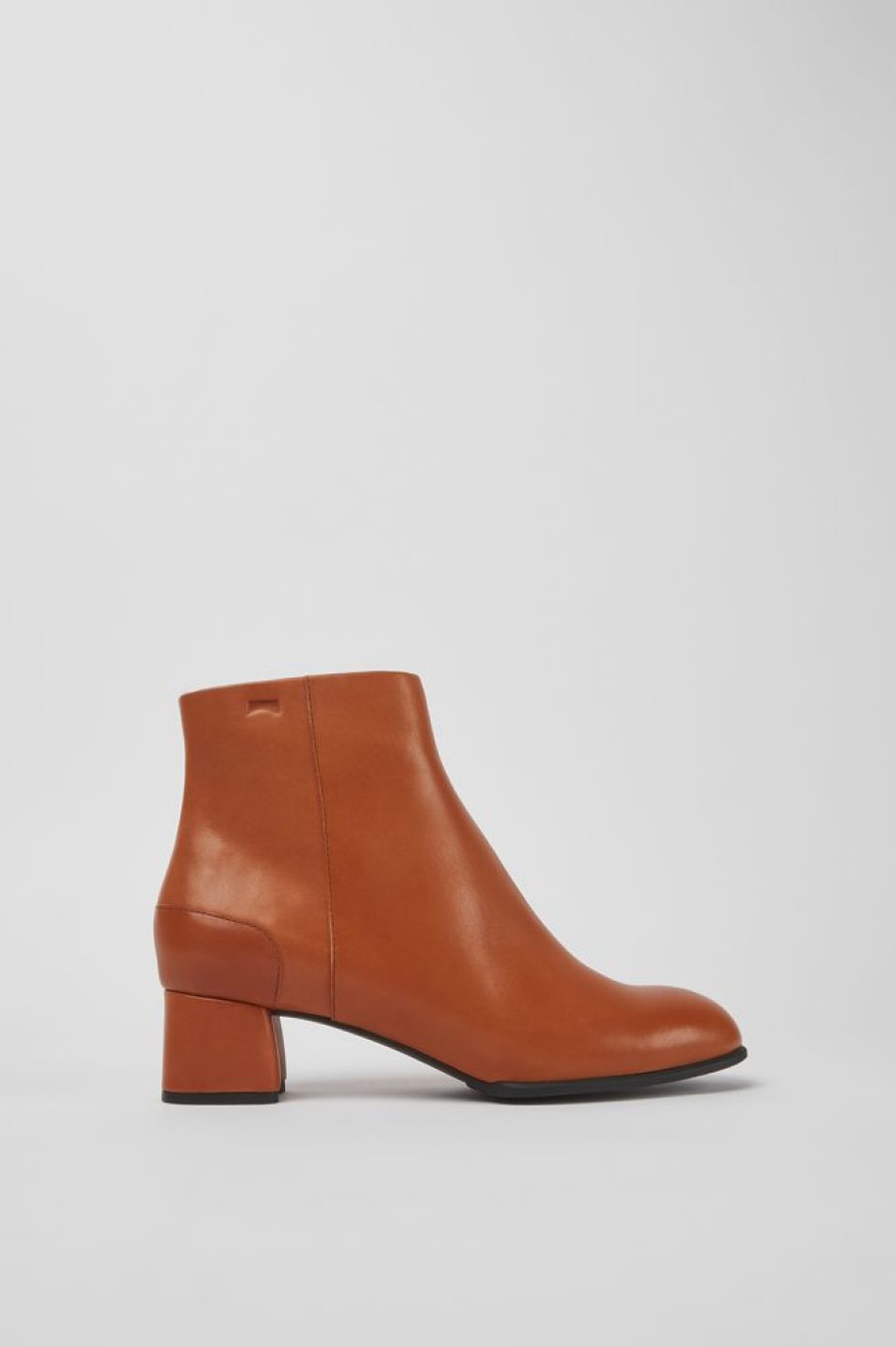 Women CamperLab Ankle Boots | Light Brown Leather Ankle Boots