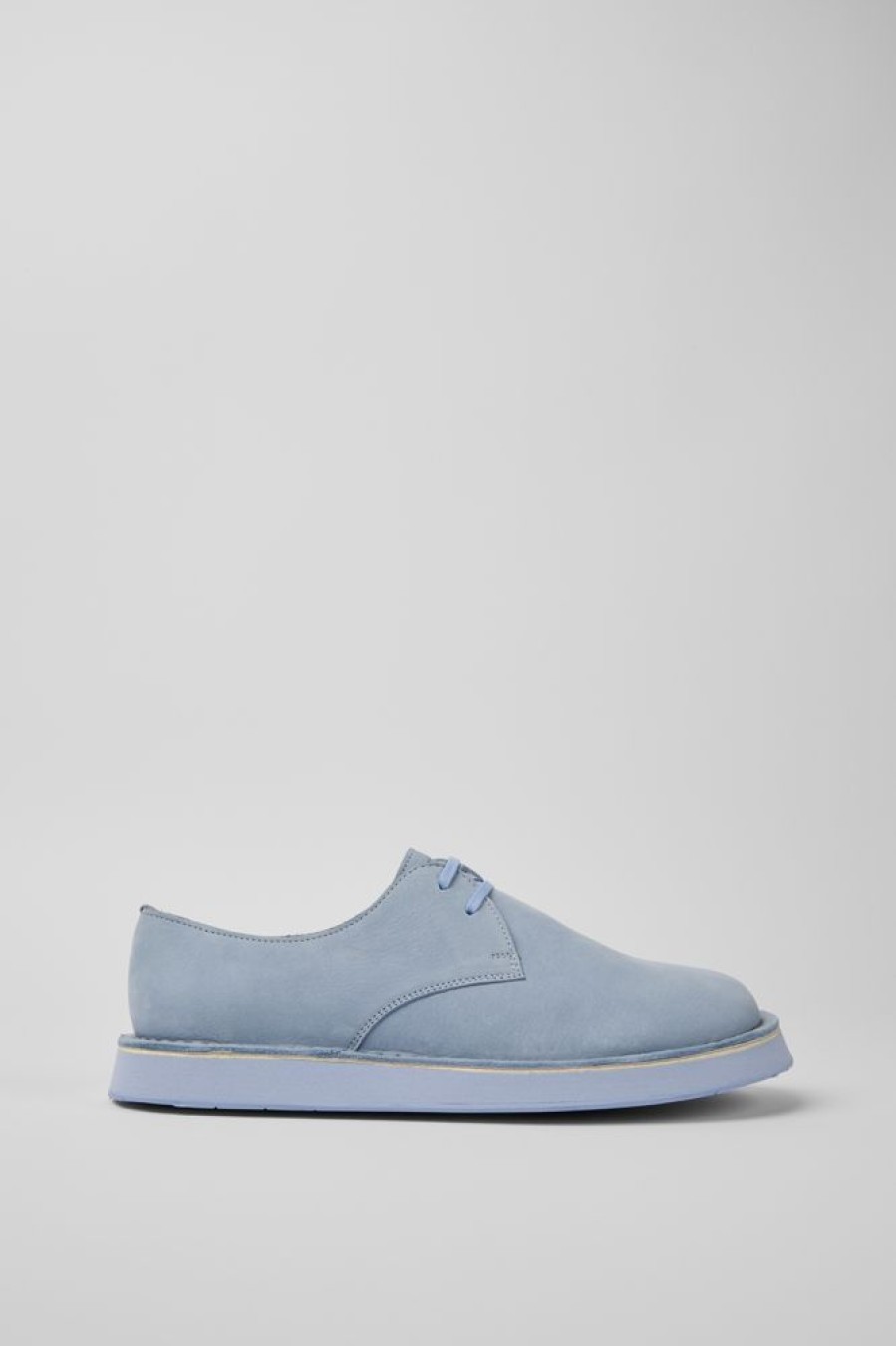 Men CamperLab Formal Shoes | Blue Leather Shoes For Men