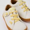 Kids CamperLab Sneakers | White Leather Shoes For Kids