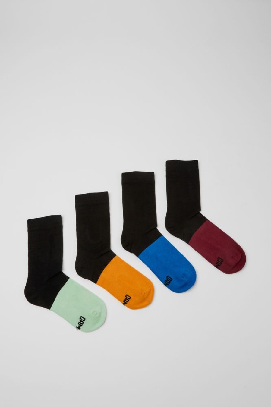 Men CamperLab Socks | Four Multicolored Unisex Socks