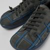 Men CamperLab Casual Shoes | Dark Grey And Blue Nubuck Shoes