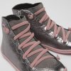 Kids CamperLab Boots | Silver Leather And Nubuck Boots