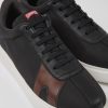 Men CamperLab Sneakers | Black And Red Sneakers For Men