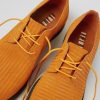 Women CamperLab Formal Shoes | Orange Nubuck Shoes For Women