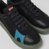 Women CamperLab Sneakers | Black Leather And Nubuck Sneakers For Women