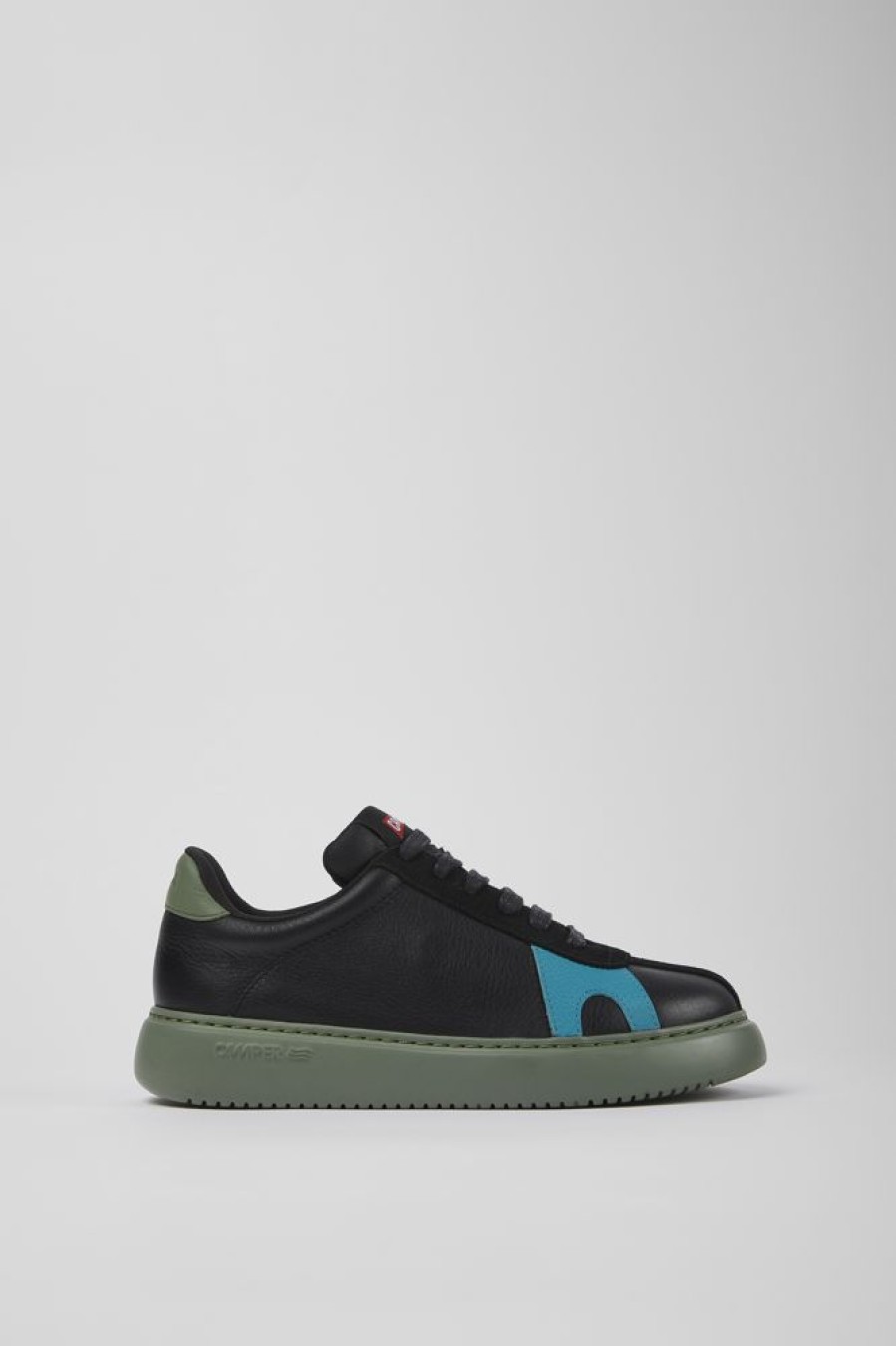 Women CamperLab Sneakers | Black Leather And Nubuck Sneakers For Women