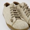 Women CamperLab Casual Shoes | Beige Textile Shoes For Women