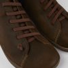 Men CamperLab Casual Shoes | Brown Nubuck Ankle Boots For Men