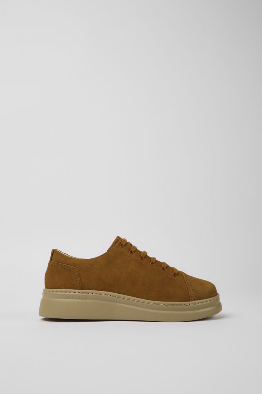 Women CamperLab Sneakers | Brown Nubuck Sneakers For Women