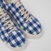 Women CamperLab Sneakers | Blue And White Recycled Cotton Sneakers For Women