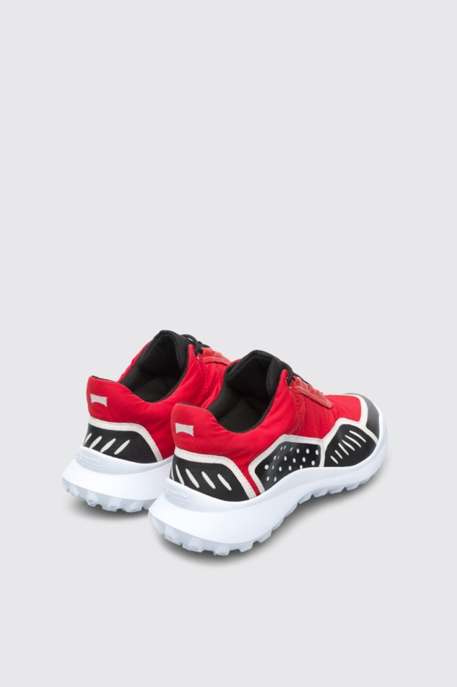 Men CamperLab Sneakers | Red And Black Sneaker For Men