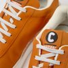 Men CamperLab Sneakers | Orange, Red, And White Sneakers For Men