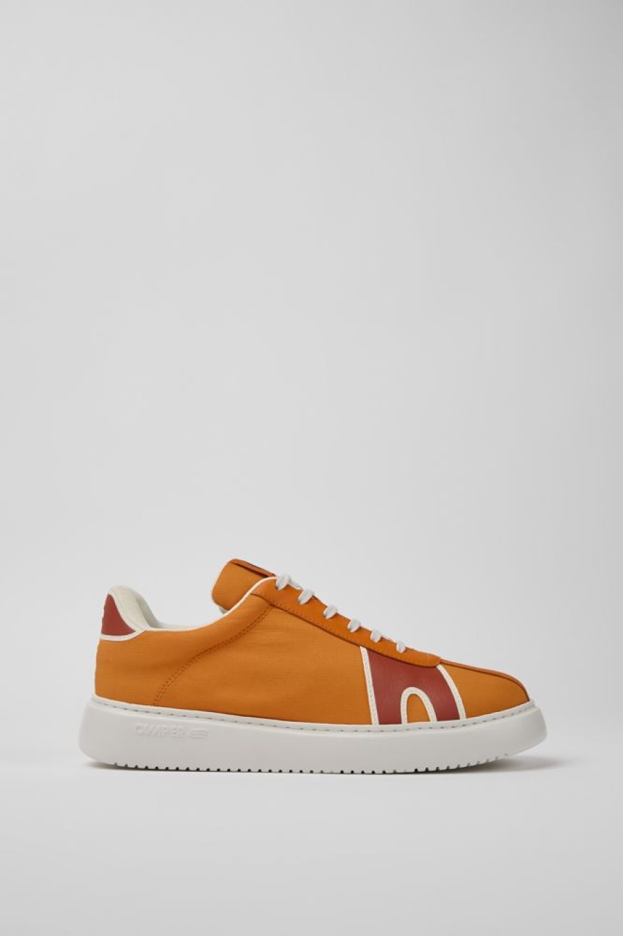 Men CamperLab Sneakers | Orange, Red, And White Sneakers For Men