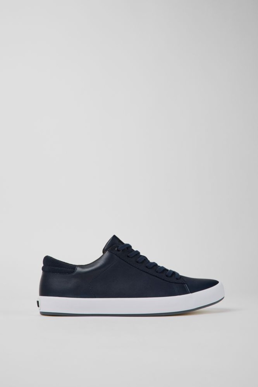 Men CamperLab Sneakers | Blue Leather And Nubuck Sneakers For Men