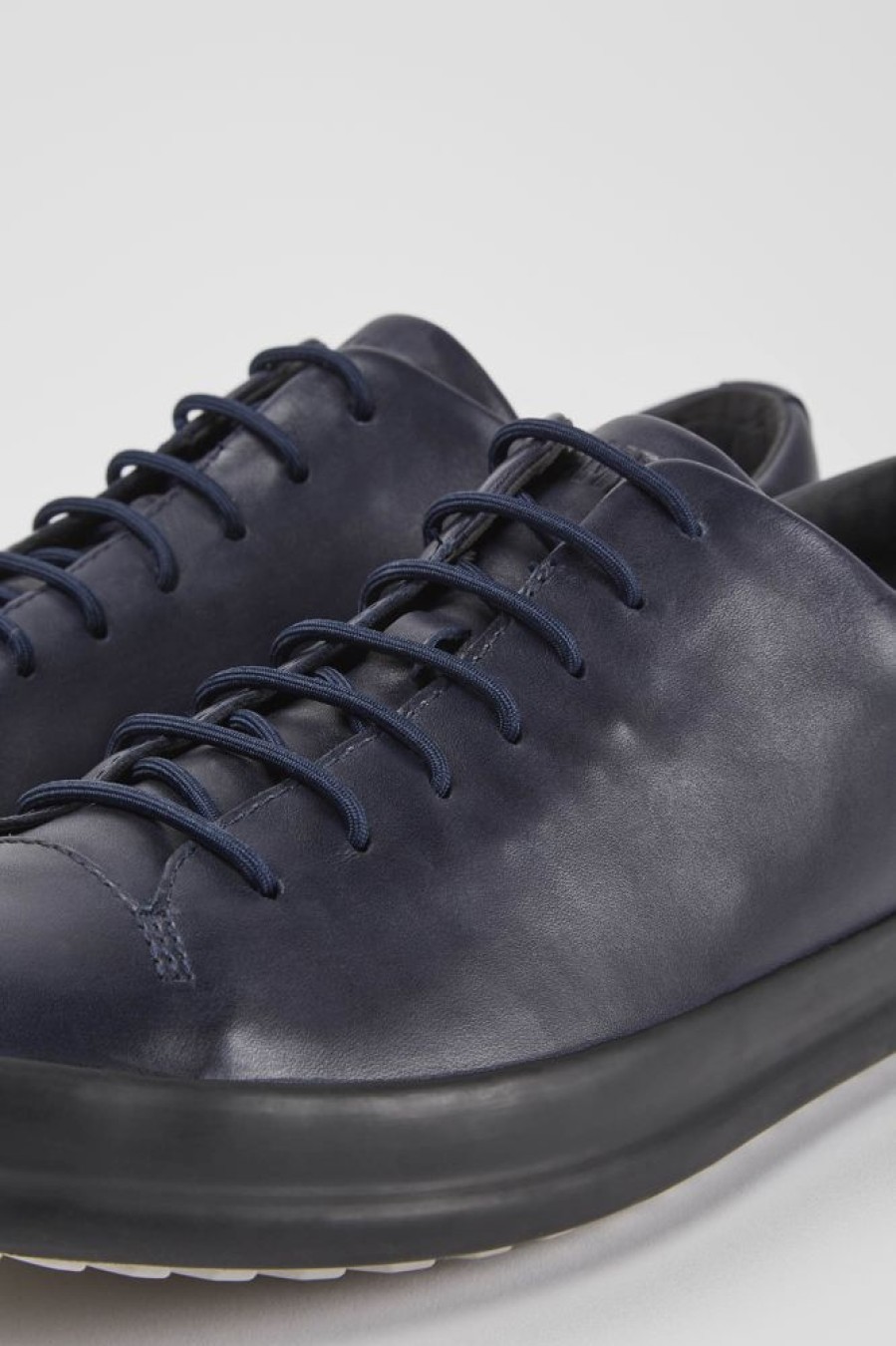 Men CamperLab Casual Shoes | Casual Blue Lace Up Shoe For Men