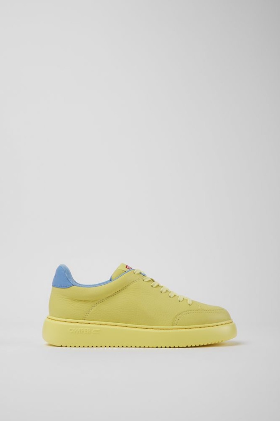 Women CamperLab Sneakers | Yellow Leather Sneakers For Women