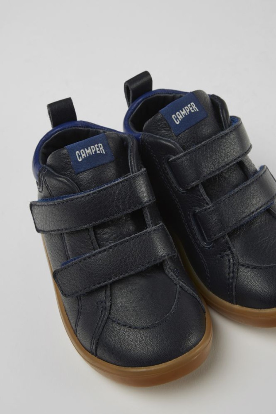 Kids CamperLab Sneakers | Navy Blue Leather Sneakers