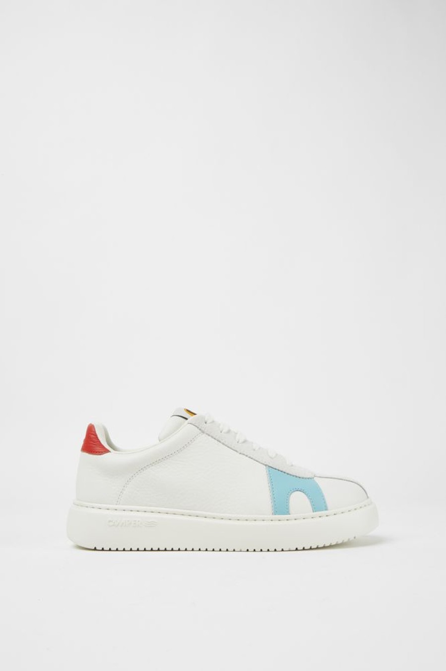 Women CamperLab Sneakers | White Suede And Leather Sneakers