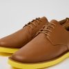 Men CamperLab Formal Shoes | Brown Leather Men'S Shoes