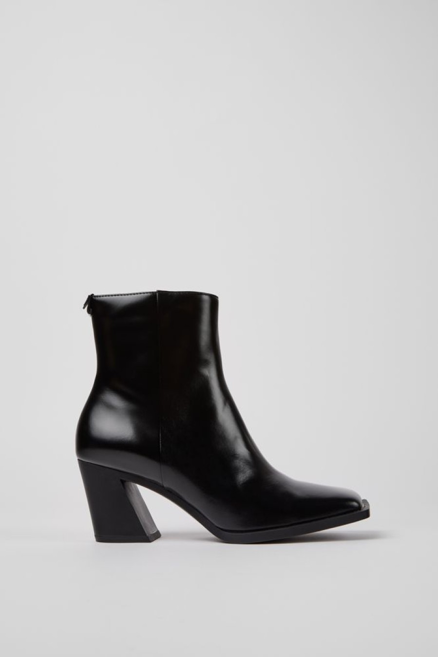 Women CamperLab Ankle Boots | Black Leather Boots For Women