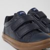 Kids CamperLab Sneakers | Blue Leather And Nubuck Sneakers For Kids