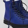 Men CamperLab Ankle Boots | Blue Boot For Men With Mirum® Uppers